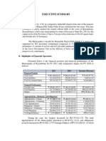 Bayombong Executive Summary 2021