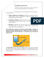 Ejemplos Ley de OHM y Reglas de Aplicación NCH350