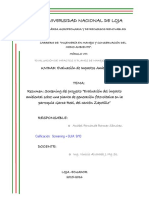 Evaluación de Impactos Ambientales