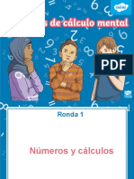 Ejercicios de Calculo Mental