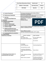 A Lesson Plan in Science VI Demo Teaching