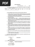 Carta Compromiso