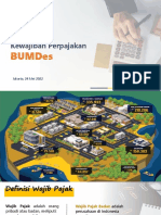 Materi Perpajakan BUM Desa (24 Mei 2022)