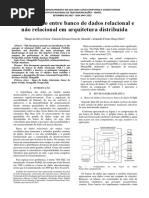 Comparação Entre Banco de Dados Relacional e Não Relacional em Arquitetura Distribuída