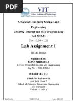 20BCE2904 - Lab Assignment 1