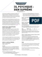 L'Éveil Psychique: Le Bien Suprême: Notes Des Concepteurs