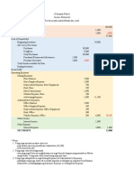 Income Statement - Merchandising