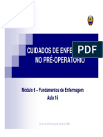 Aula 16 - Cuidados de Enfermagem No Pré-Operatório