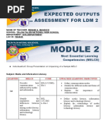 ExpectedOutputs LDM2 Portfolio 1