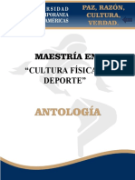 Antologia 2. Bases Biologicas de Las Actividades Físicas y Deportivas