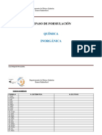 Repaso Formulación. 2º Bach