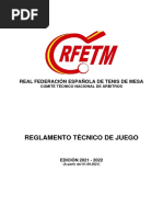 Reglamento Tecnico de Juego 21-22