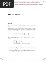 Solution Manual For Advanced Fluid Mechanics - William Graebel