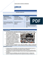 PLANIFICACIÓN DE SESIÓN DE APRENDIZAJE. Enlazándose Doblemente. Comprende y Aplica Conocimientos Científicos y Argumenta Científicamente.