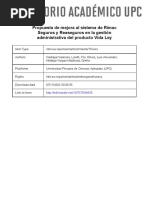 Propuesta de Mejora Al Sistema de Rimac Seguros y Reaseguros en La Gestión Administrativa Del Producto Vida Ley