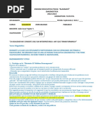 2º Prueba Diagnostica