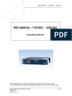 5.1.3 Operating Manual - RDI 3000VA-110VDC-230VAC