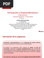 Innovación y Emprendimiento I Primavera 2022