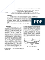 Design and Analysis of Composite Leaf Spring