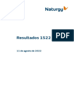 Naturgy Resultados 1S22