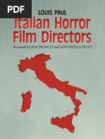 Italian Horror Film Directors - Louis Paul