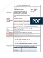 Detailed Lesson Plan