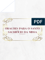 Orações para o Santo Sacrifício Da Missa