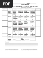 Rubric and Content