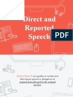 English 7 MELC-based: Direct and Reported Speech