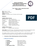 10.27.22 Sintang Paaralan Tanglaw Sa Ligtas Na Balik Eskwela 2022 HUMSSSC Minutes