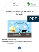 Trabajo de Investigación Biogas