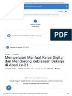 Mempelajari Manfaat Kelas Digital Dan Membangun Kebiasaan Yang Dibutuhkan Dunia Kerja Abad Ke-21