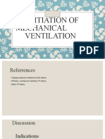 Mechanical Ventilation