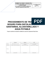 PRO-GM-SGC-NA-006 Instalaciones Sanitarias, Alcantarillado y Agua Potable