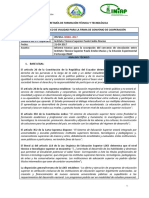 Informe de Viabilidad Iniap Eep - Convenio de Vinculación GM