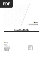 Ansys Cloud Guide