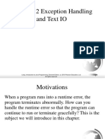 12 - Exception Handling and Text IO