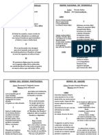 Diptico de Himnos Nacional, Edo Port, Arbol y Araure