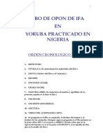 Ebo de Opon de Ifa de Nigeria Tamaño 1