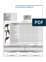Check-Lists Taladros y Rotamartillos 2019