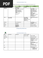 Y8 Assessment Schedule