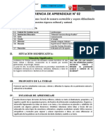 Experiencia de Aprendizaje 02 - COMUN - 3° GRADO