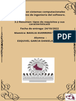 3.2 Resumen Tipos de Requisitos y Sus Características