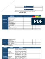 General Consolidado de Aprendizajes I Trimestre 3 Años