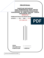 Contoh Proposal Banprov Talud Saluran