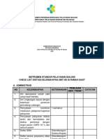 Instrumen Standar Tim Perizinan Dialisis