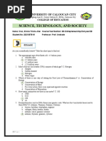 Science Technology Society Module 3