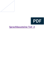 Sprachbausteine Teil 2