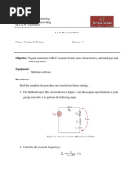 W9 - Lab 5 - Resonant Filters - 2021