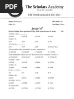 Math Class 5 Paper